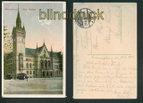 Braunschweig farb-AK Neues Rathaus 1915 (d5130)