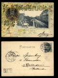 Hannover farb-Prge-AK Georgstrasse 1901 (d5453)