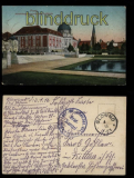 Posen farb-AK Ansiedelungskommission und Paulikirche Feldpost 1916 (d5814)