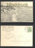 BERG-DIEVENOW sw-AK Strandansicht 1904 (d6937)