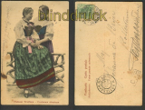 Strassburg farb-AK Elssser Trachten 1904 (d4661)