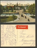 Mhlhausen farb-AK Eingang zur Stadt 1916 (d4085)