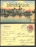Mhlhausen farb-AK Blick auf die Post 1907 (d3866)