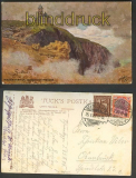 Schneegrubenbaude farb-AK Riesengebirge 1922 (d3982)