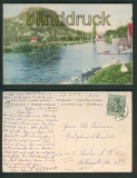 Rüstern farb-AK Partie am Fluss 1911 (d5410)