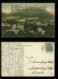 Grbersdorf in Schlesien farb-AK Totalansicht 1907 (d6800)
