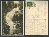 Ober-Schreiberhau sw-Foto-AK Zackelfall 1931 (d4012)