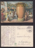 BUNZLAU farb-AK Gruß aus der Töpferstadt Feldpost 1916 (d7360)
