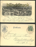 Ober-Krummhübel sw-AK Gesamtansicht vom Heidelberge 1902 (d3944)