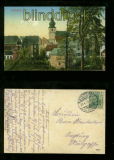 KIERSPE farb-AK Teilansicht mit Kirche 1915 (d6815)