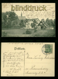 GTERSLOH sw-AK Partie an der katholischen Kirche 1906 (d6782)