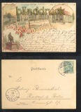 DORTMUND farb-AK Gruss aus ..... vier Ansichten 1907 (d6852)
