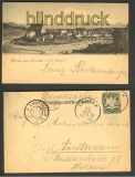 Laufen an der Salzach sw-AK Panorama 29.10.1900 (d2683)