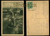 LINDAU sw-AK Blick vom Leuchtturm 1925 (d0012)