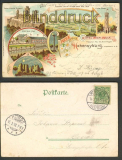 Hohensyburg farb-Litho-AK Hotel Rich. Wulf 1898 (d3266)