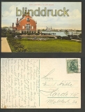 Bonnfarb-AK Stadthalle in der Gronau 1915 (d3333)