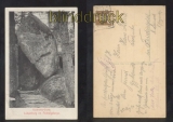 LUISENBURG im Fichtelgebirge sw-AK Goethefels-Grotte 1921 (d7004)