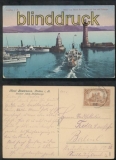 Lindau farb-AK Blick vom Hotel Reutemann auf See und Gebirge 1920 (d7061)