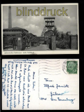 Gelsenkirchen-Rotthausen sw-Foto-AK Zeche Dahlbusch 1956 (d5725)