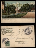 Burgsteinfurt farb-AK Stadteingang und englischer Garten 1904 (d5723)