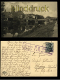 Rheine an der Ems sw-AK Partie an der Ems Zensur 1918 (d5859)