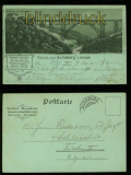 Schaberg bei Solingen sw-AK Mondscheinkarte Kaiser-Wilhelm-Brcke  (d5905)
