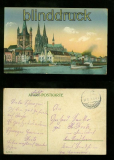 KLN farb-AK Panorama Feldpost 1918 (d6149)
