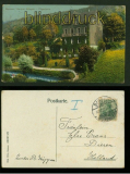 Barmen farb-AK Barmer Anlagen - Pilgerheim 1912 (d5908)