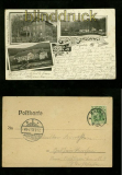 Gruss aus Sanssouci im Hnnethal sw-Litho-AK drei Ansichten 1905 (d6605)