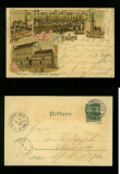 HAGEN farb-Litho-AK Gruss aus ...... vier Ansichten 1902 (d6633)