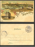 Dortmund farb-Litho-AK Gasthof dt. Flotte 1899 (d3243)