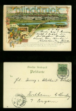 JLICH farb-Litho-AK Gruss aus der Feste Jlich 1898  (d6645)