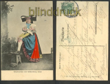 Volkstrachten aus Schaumburg-Lippe farb-AK 1909 (d4395)
