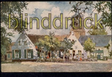 Niederlande farb-AK Laren cafe T Bonte Paard (a0086)