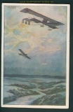 Flugzeuge farb-AK Doppeldruck Luftflottenverein 1915 (27137)