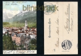 Italien Kurort Meran farb-AK Teilansicht 1904 (a2142)
