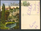 Luxemburg farb-AK LAlzette au pied des rochers du Bock 1914 (a0791)