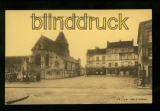 NEUILLY-EN-THELLE (Oise) sw-AK La Place et lEglise ungebraucht (a2032)