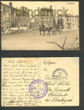 Longuyon sw-AK Strassenansicht Feldpost 1915 (a0746)