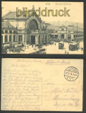 Liege Lttich sw-AK Gare des Guillemins 1914 (a0740)