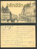 Lille sw-AK La Rue Faidherbe 1917 (a0654)