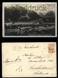 Bludenz sw-Foto-AK Totale mit Scesaplama ca. 1920 (a0975)