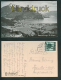 St Gilgen sw-AK Panorama 1938 Salzkammergut (a0885)