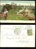 Schweiz farb-AK Rigi-Kulm Panorama 1907 (a0225)