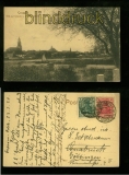 CROSSEN sw-AK Blick auf Crossen von der Bismarckstrasse 1920 (a2056)
