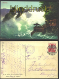 Schweiz Schaffhausen farb-AK Rheinfall 1914 (a0474)