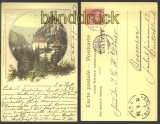 Schweiz Tete-Noire Valais farb-AK 1898 (a0496)