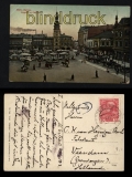 Mhrisch Ostrau farb-AK Ringplatz mit Rathaus 1913 (a0963)