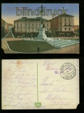 LEMBERG LWW farb-AK Mickiewicz-Monument Feldpost 1916 (a2092)
