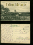 KOBRYN sw-AK Brcke auf Muchomietz Feldpost 1917 (a2094)